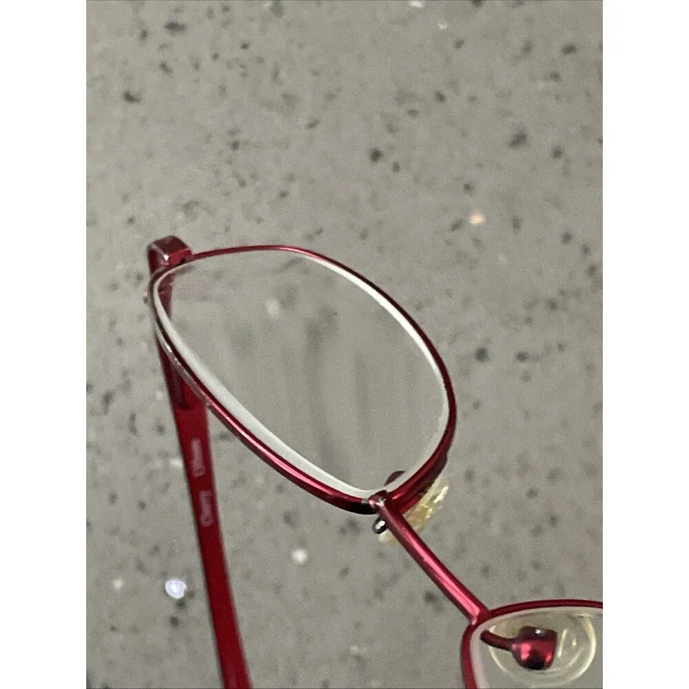 Jungle Eyewear Parrot Cherry 45-16-130 Red Metal Full Rim Eyeglasses Frames ONLY